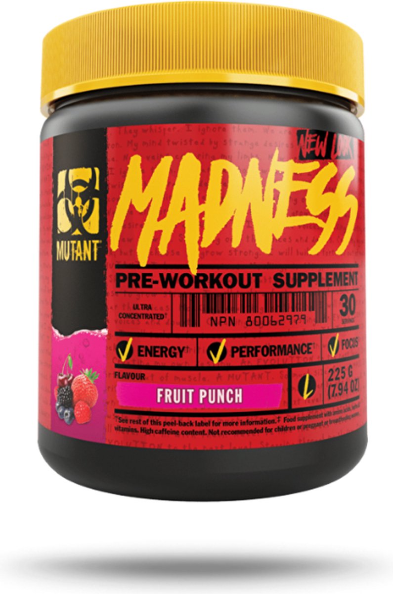 Mutant Madness Pre Workout 30 serv — Sweet Iced Tea