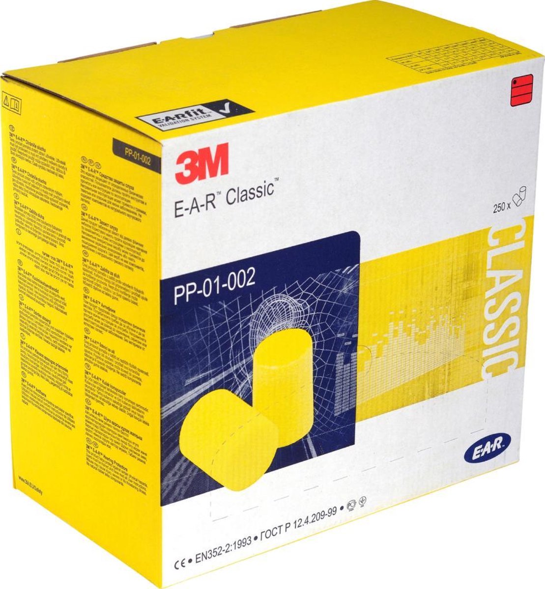 Oordoppen 3M E-A-R Classic geel (250 paar) | bol.com