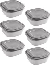 Sunware - Boîte de conservation alimentaire Sigma home 1, 3L gris - Set de 6