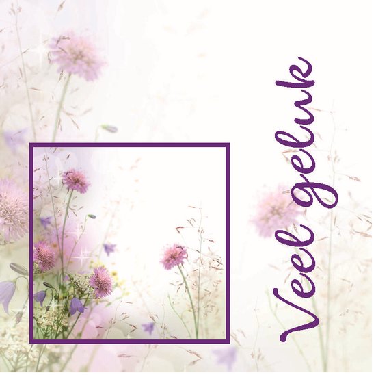 Carte Fleur De Luxe "Bonne Geluk" Carte Cadeau 20 Pièces Cartes