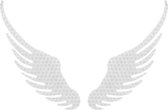 Reflecterende Engelen vleugels - set van 2 - Wit