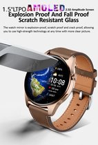 Krachtige Amoled Smart Watch Hk4 Hero Unisex Ltpo Nfc Kompas Smartwatch Bloedzuurstofdruk Meten Waterdichte Sport Horloge Voor Android IOS 2023