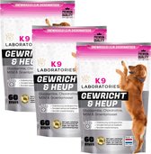 K9 Laboratories - Gewricht & Heup - Voedingssupplement - Voor honden - met artrose - moeite met opstaan - mankheid - HD - ED - Voordeel pak 180 stuks