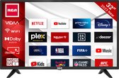 Téléviseur RCA iRV32H3 32 pouces (80 cm) Smart TV avec Netflix, Prime Video, Rakuten TV, DAZN, Disney+, Youtube, UVM, Wifi, triple tuner DVB-T2/S2/C, Dolby Audio