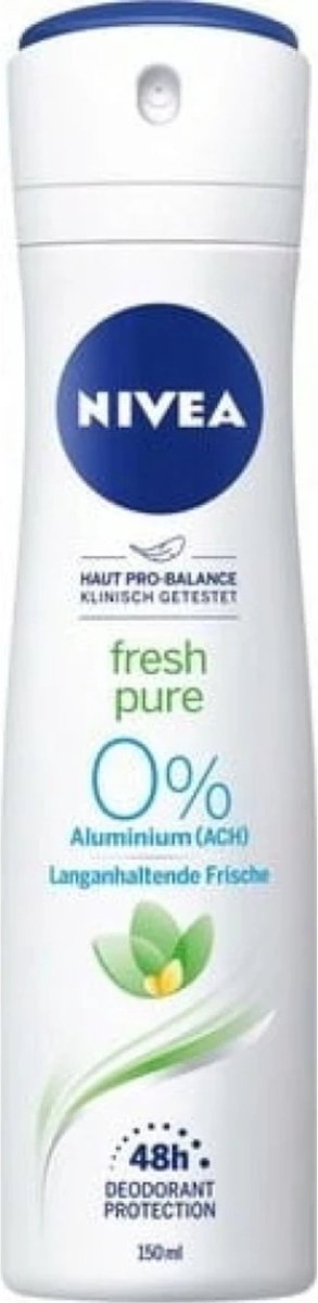 Goedkoopste Nivea Deo Spray 150ml Fresh Pure