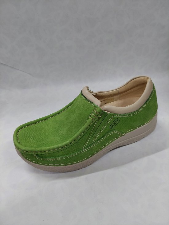 WOLKY 6206 / Roll-Sneaker / mocassins / vert / taille 37