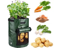 Winkrs Kweekzak Growbag Grow Bag voor aardappelen , groenten en planten - Tuinzak/Groeizak - Small 30x35CM