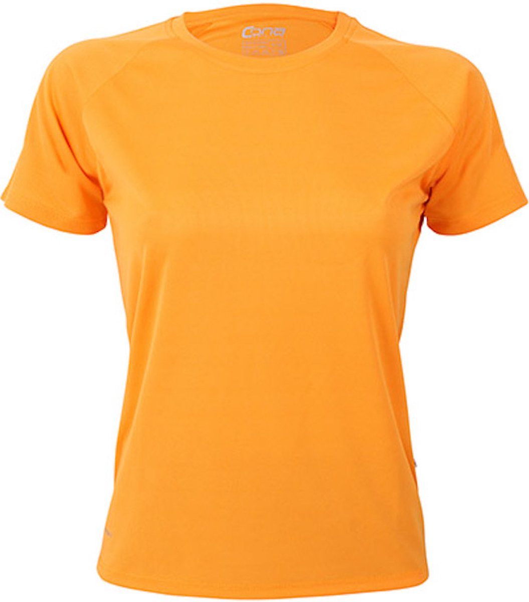 Damessportshirt 'Tech Tee' met korte mouwen Gold Yellow - S