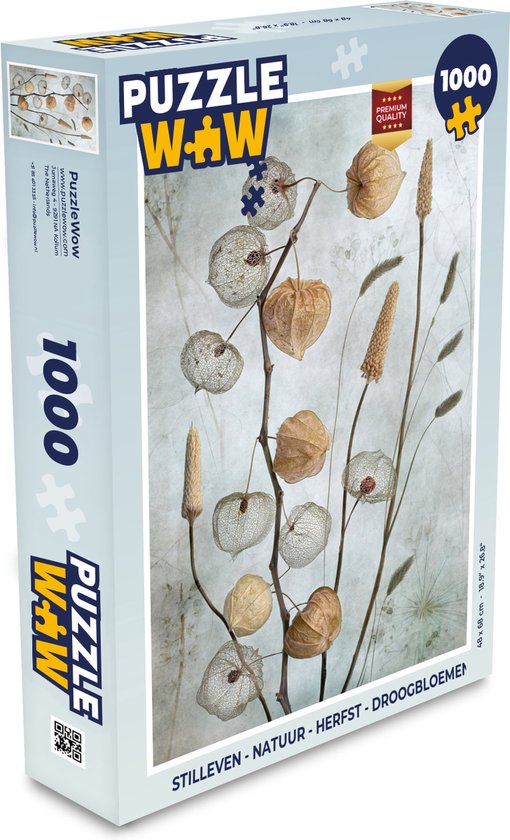 Puzzle Nature morte - Nature - Automne - Fleurs séchées - Marron - Puzzle - Puzzle 1000 pièces adultes
