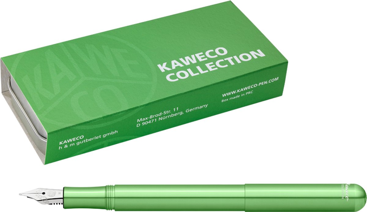 Kaweco Collection Liliput Green Stylo plume (EXTRA FINE), Édition spéciale  en étain | bol.com