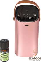 Aroma diffuser- waterloos - ipv - geurstokjes - duurzame - geurverspreider - Warm roze met handvat - Exclusief olie