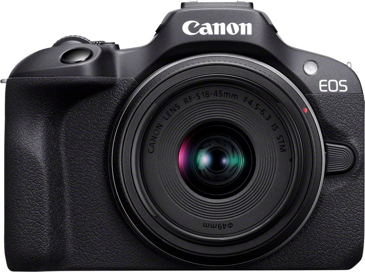 Canon EOS R100 - Systeemcamera - + RF-S 18-45mm f/4.5-6.3 IS STM-lens - Canon