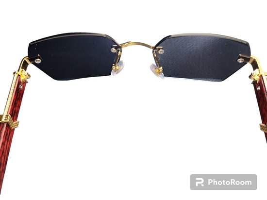 Lunettes de soleil carr es sans monture de Luxe desinger Lunettes