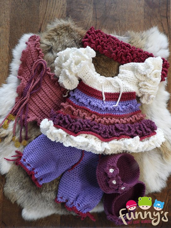 Haakpakket XXL Funny kledingset Gypsy Girl