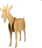 Kartonnen geit - Kartonnen 3D dier - 65x17x54 cm - Dieren figuur van karton - Speelgoed - KarTent