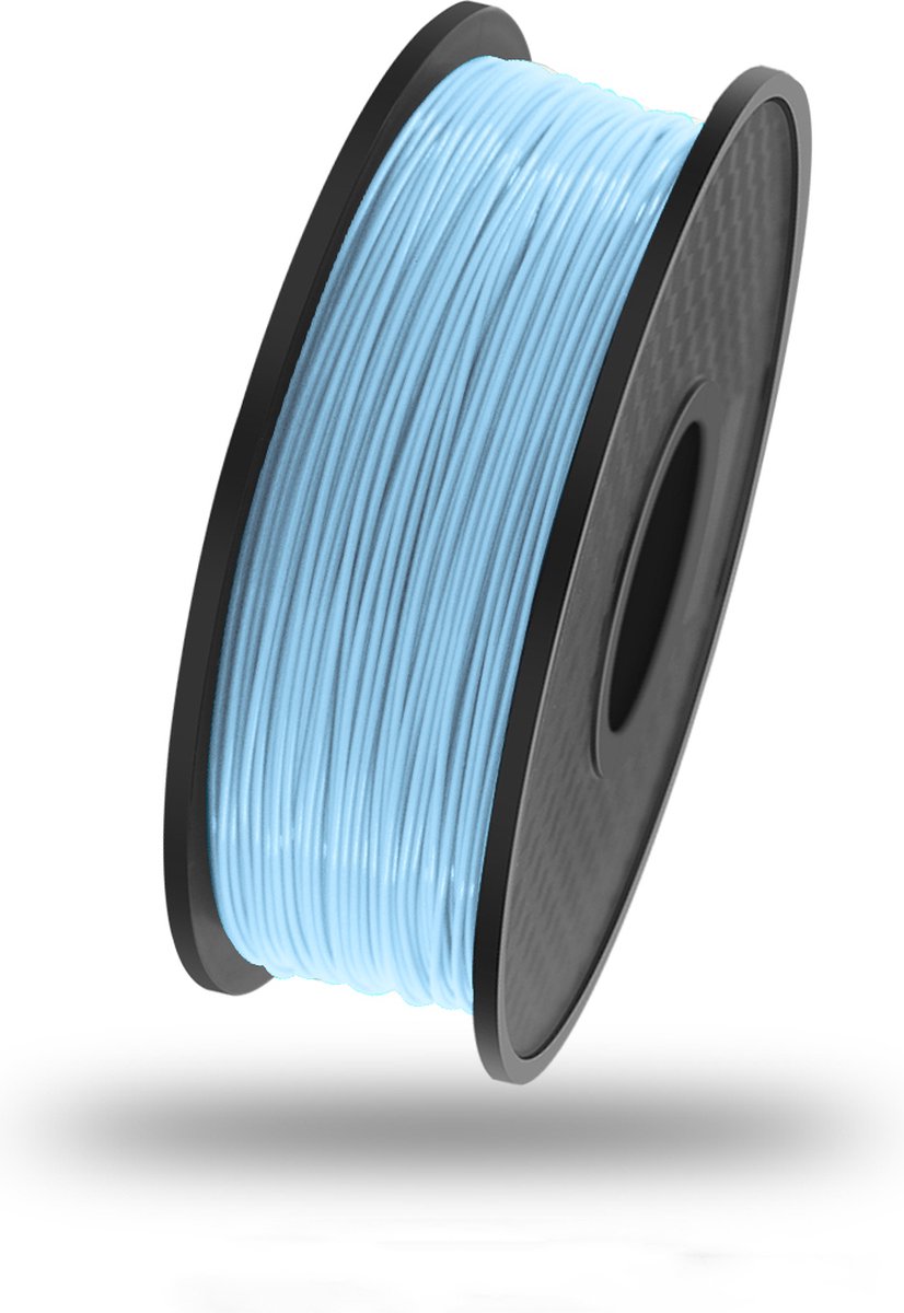 PLA Filament - 1.75mm 1kg - 3D Printer - 3D Pen Navulling - Glow in the Dark - Blauw Lichtgevend