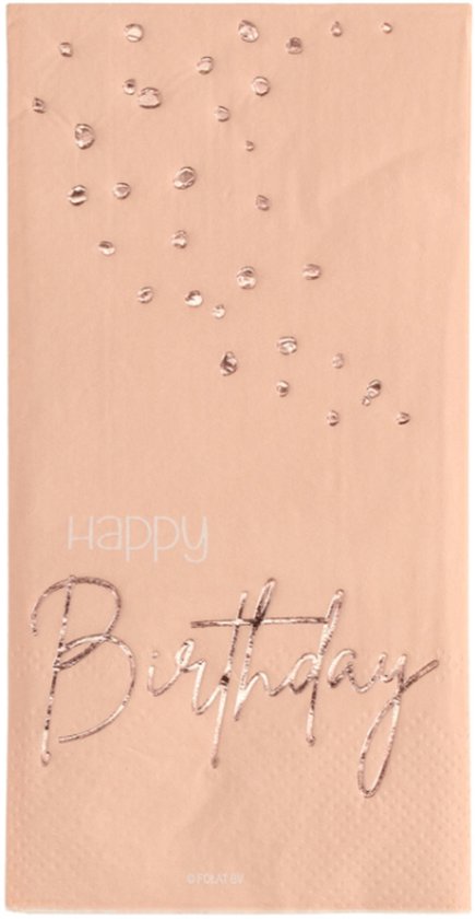 Partypicker Elegant Lush Blush - 36 Stück