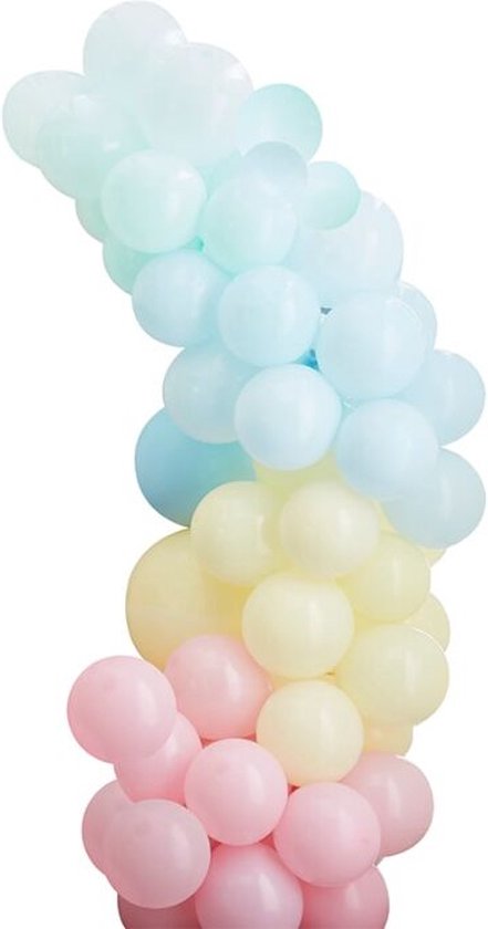 Mix It Up - Kit de Décoration' arche de ballon de couleur pastel | bol.com