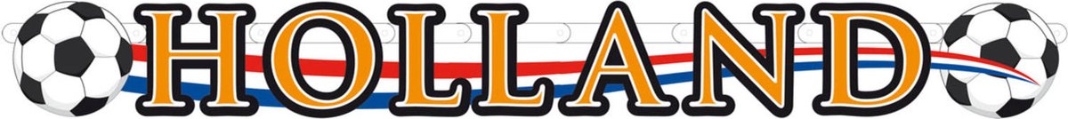 Folat - Letterslinger Holland - WK voetbal 2026 - WK voetbal versiering - Olympische spelen
