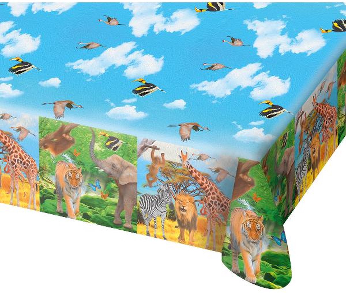 Folat - PE Tafelkleed Safari party (130 x 180cm)