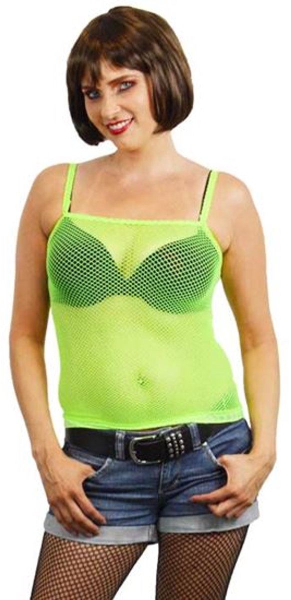Visnet Dames Top - Groen (one size)