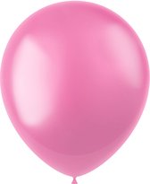 Folat - ballonnen Radiant Bubblegum Pink Metallic 33 cm - 50 stuks