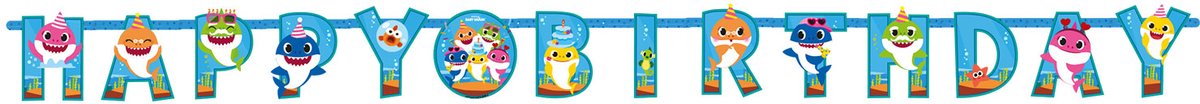 Amscan by Riethmuller - Riethmüller - Baby Shark - Letterslinger