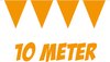 Folat - Vlaggenlijn Oranje (10 meter) - EK voetbal 2024 - EK voetbal versiering - Europees kampioenschap voetbal