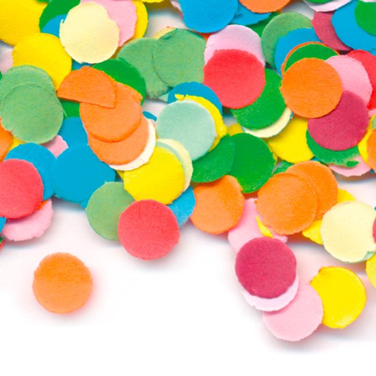 Gemengde Kleuren Confetti 200gr