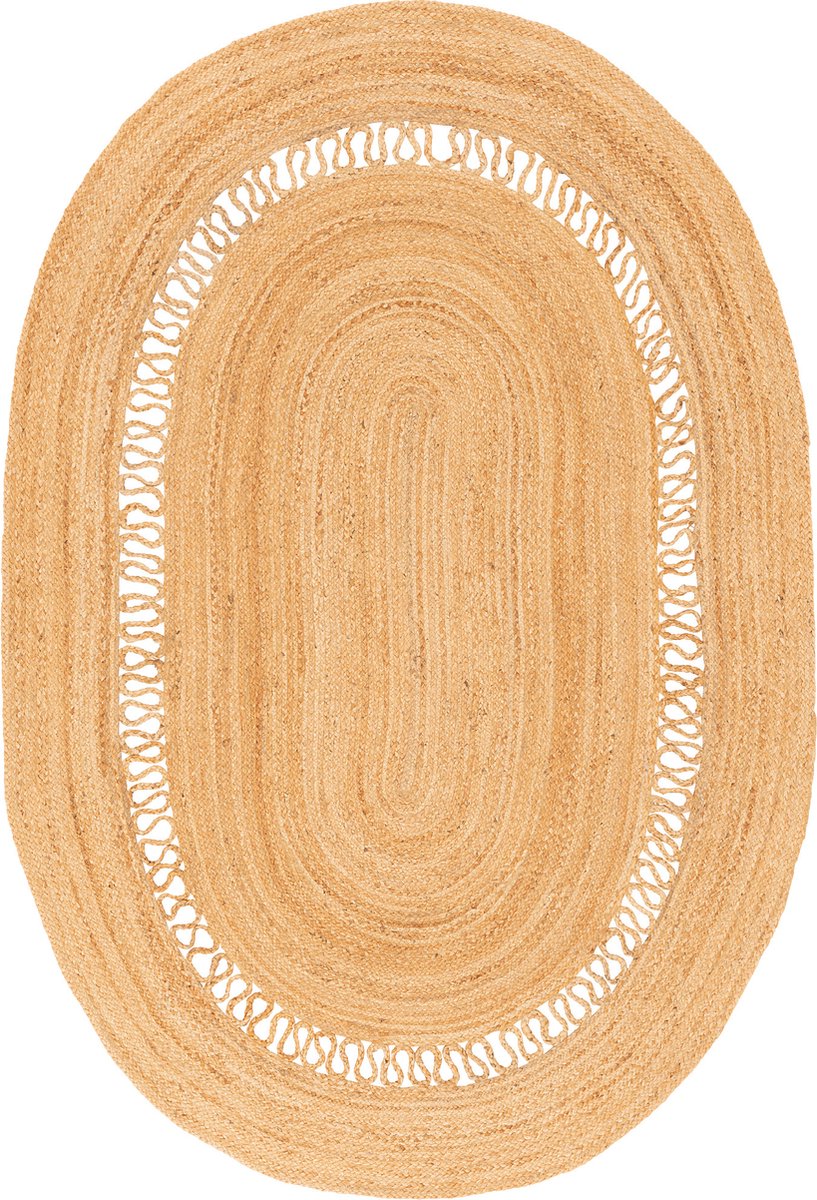 Pergamon Natuurvezel tapijt Jute Salsa Modern