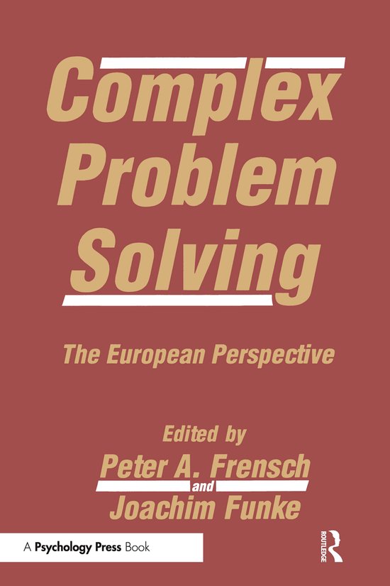 Complex Problem Solving | 9780805817836 | Peter A. Frensch | Boeken | bol