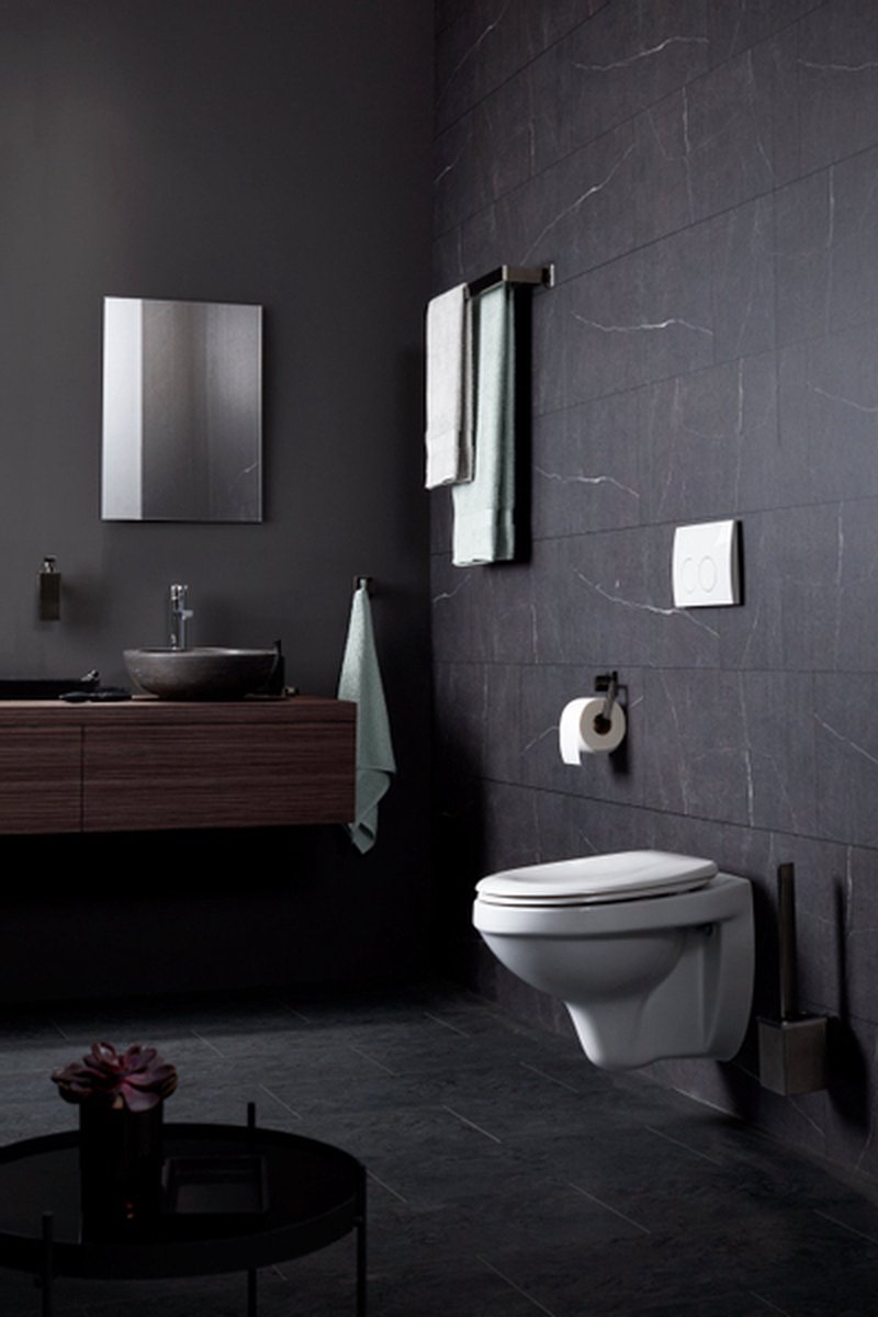 Haceka Edge Zeepdispenser Grafiet Gunmetal
