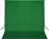 vidaXL Achtergrondsysteem 600x300 cm groen