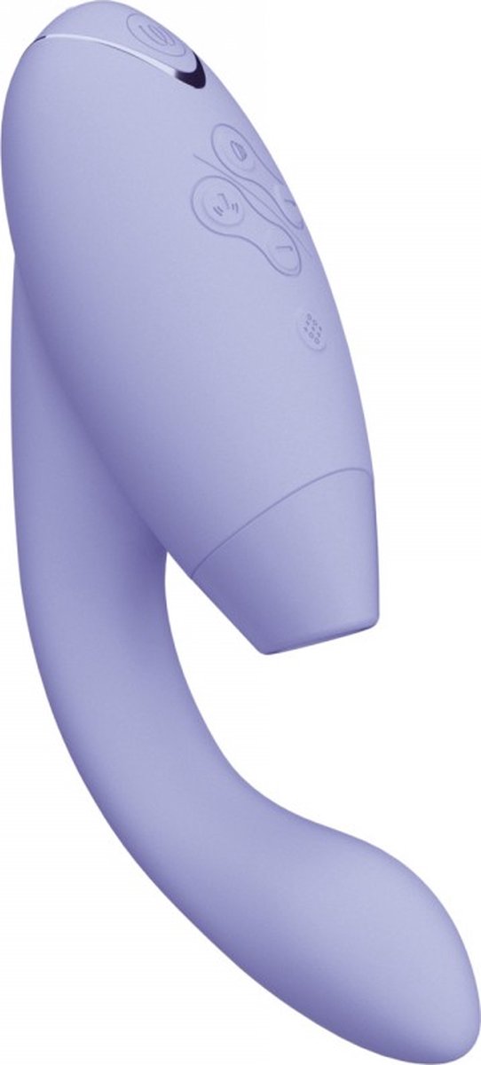 Goedkoopste Womanizer Duo 2 Clitorale Zuig- en Rabbit Vibrator - Clitoris- en G-spot Vibrator - 14 Intensiteitsniveaus & 10 Vibratiestanden - Waterdichte G-spot Vibrator - Oplaadbare Dubbele Stimulator - Lila