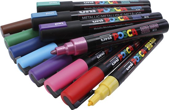 Uni Posca PC5-M Medium punt | Busch & van der Worp – Busch & van der Worp
