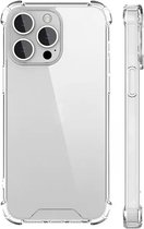 Hoogwaardige Crystal Anti Shock Bescherming Hoesje - Geschikt voor Apple iPhone 14 Pro Max - Extra sterke hoeken back cover - Transparant