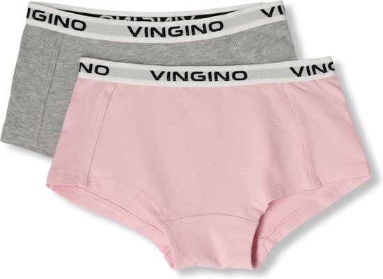 Vingino Girls Boxer (2-pack) Nachtkleding Meisjes - Roze - Maat 158/164