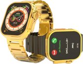 Tijdspeeltgeenrol smartwatch G9 PRO - 3 bandjes - Stappenteller - Hartslagmeter - Bloeddrukmeter - Waterdicht - Gezond - Fitness - 2023 model -