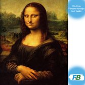 F4B La Mona Lisa Peinture de diamants 30x40cm | Pierres carrées | Leonardo de Da Vinci | Art | Peinture | Anciens maîtres | Forfait Adultes et Enfants