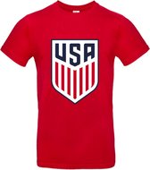 USA T-shirt Rood - amerika