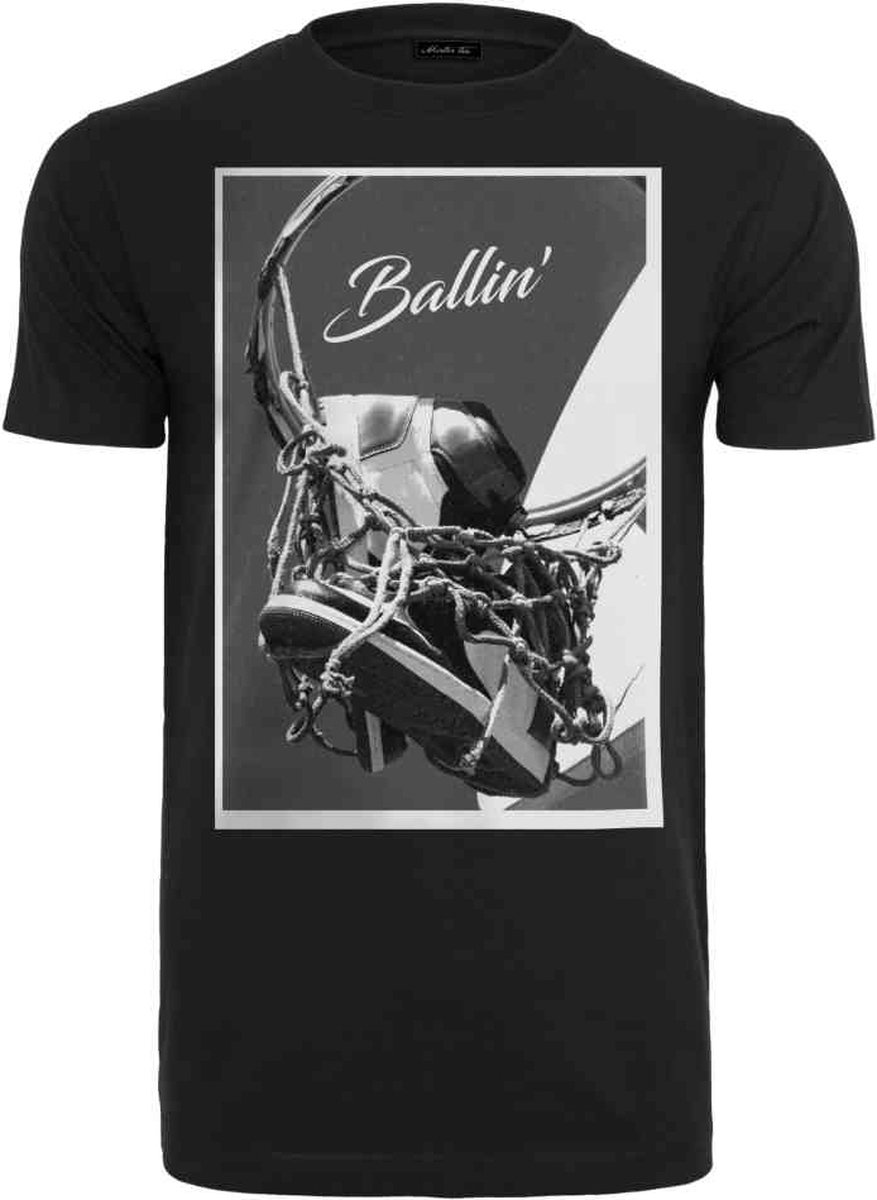 Mister Tee Ballin 3.0 Heren T-shirt XS Zwart