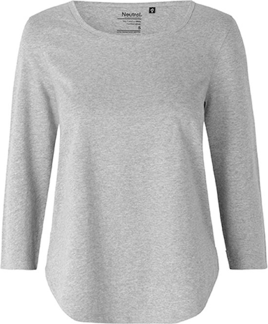Ladies´ Three Quarter Sleeve T-Shirt met ronde hals Sport Grey - L