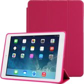 Hoesje Geschikt voor Apple iPad Air 2 magnetische Wallet case /flipcase stand/ hardcover achterzijde/ smart cover kleur Paars
