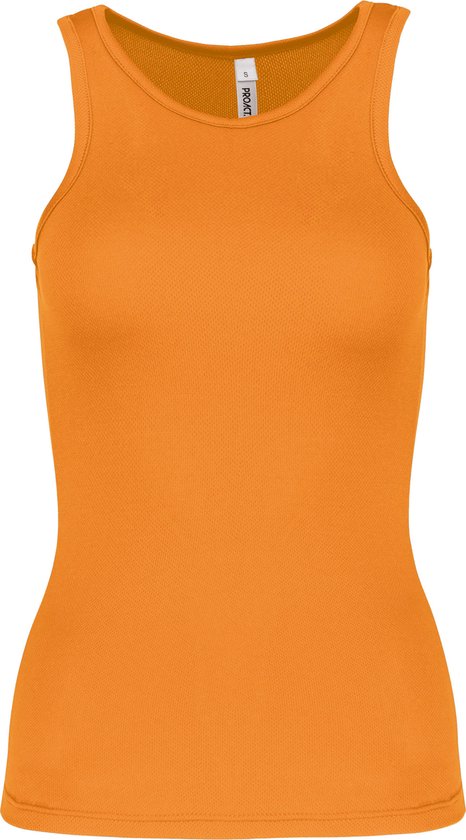 Damessporttop overhemd 'Proact' Oranje - XL