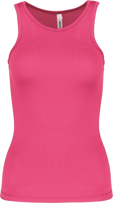Damessporttop overhemd 'Proact' Fluorescent Pink - S