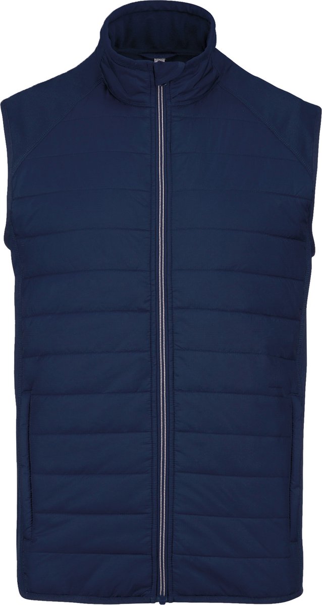 Sportbodywarmer met waterafstotende behandeling ‘Proact’ Marineblauw