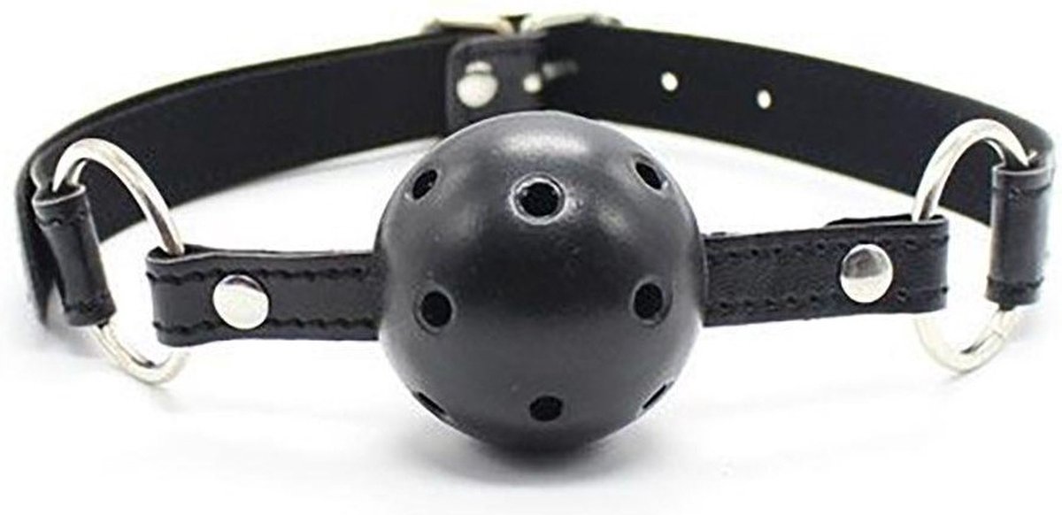 Goedkoopste FETISH ARTS - BLACK BREATHABLE GAUG