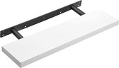 Wandplank – Zwevende Plank voor Boeken en Decoratie – 80x20cm – Wit