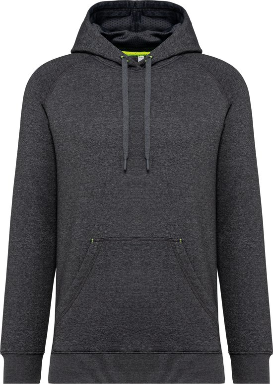 Sweat à capuche unisexe à capuche ' Proact' Gris Chiné - XXL