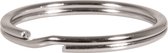 Sleutelringen - 30 mm - 5 stuks - metaal - zilver - sleutelhanger ringen